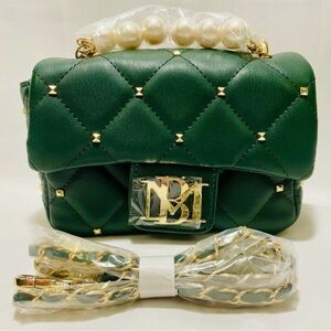 BUNDLE Badgley Mischka! Gorgeous Quilted, Pearl, Studded with Gold Chains!